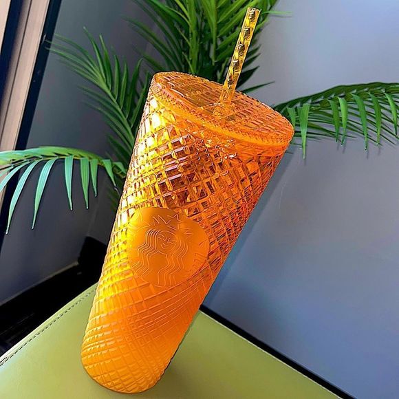 Starbucks Accessories Starbucks New Jeweled Studded Mango Cold Cup
